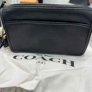 Coach Black Leather Clutch